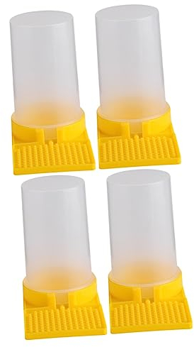 Toddmomy 4stücke Bienen Wassertränken Eingangs-futterspender Für Bienenstöcke Effektiver Wasserspender Und Fütterungswerkzeug Für Imker Und Benutzerfreundlich