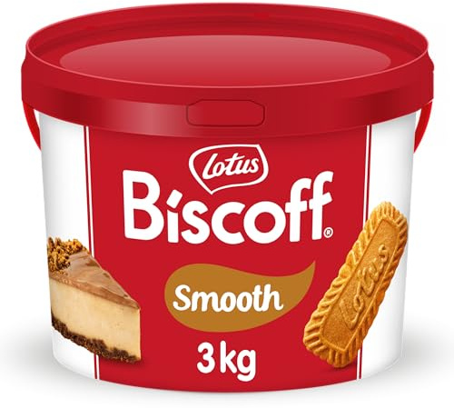 Lotus Biscoff Crema para Untar | Cremoso | Cubo | 3 kg | Sabor a Galleta Caramelizada | Vegano | Sin Frutos Secos | Sin Colorantes ni Aromas Añadidos