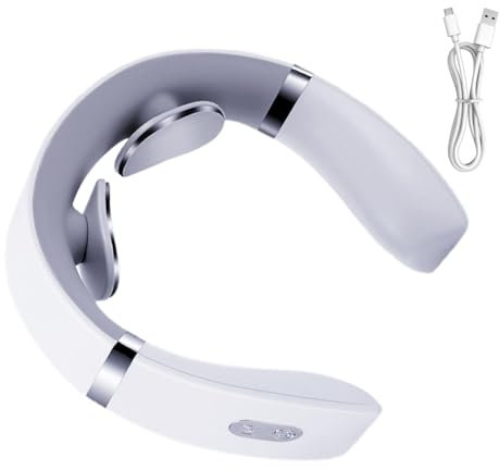 Massaggiatore per il collo portatile, Massaggiatore per il collo senza fili | Massaggiatore termico per collo ricaricabile | Dispositivo di massaggio per massaggiatore cervicale per colonna vertebrale