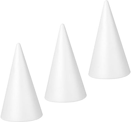 BEBEMOKO 3stücke Junge Mädchen Kegel Deko-Spielzeug-schaumstoffe Kegelform-schaumstoffe Für DIY-zubehör Basteln Und Partydekoration Haushalt Liefert Zubehör Für Junge Mädchen