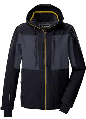 Killtec Herren Ksw 47 Mn Ski Jckt Skijacke/Funktionsjacke mit abzipbarer Kapuze und Schneefang