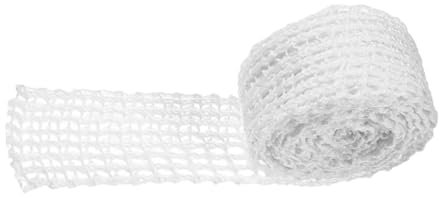 BRIGHTFUFU Fleischnetz Rolle Elastisch Für Fleischverpackung Braten Und Räuchern Geeignet Flexibel Und Reißfest Für Schinken Braten Rouladen Zum Aufhängen Und Kochen Von Fleisch