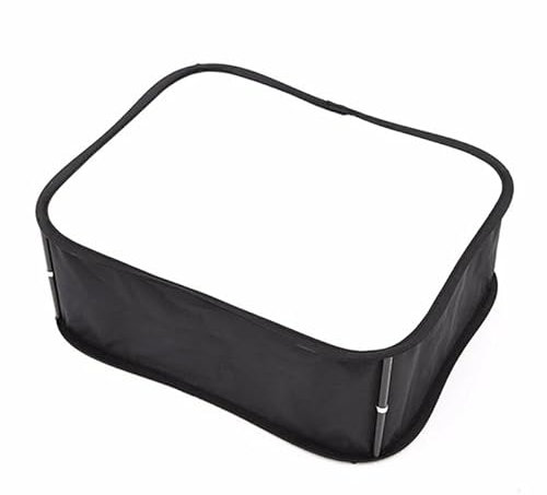 REFLEX CAMERA 41cm (16.1in) Portable Pop-Up Softbox Diffuser for LED Light Panels - Create Soft, Even Lighting for Studio & On-the-Go Photography, Includes Convenient Carry Case for Easy Transport