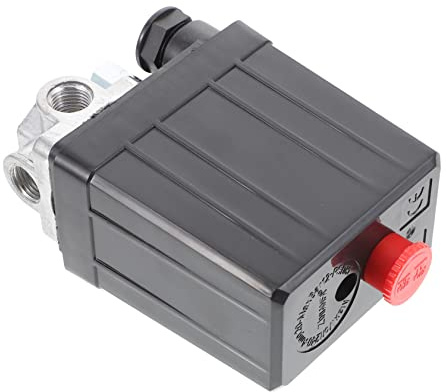 Didiseaon Air Compressor Shut Off Switch Adjustable Pressure Control Valve for Gas Pipeline Safety Durable Safety Relief Valve Essential Accessory for Compressors and Pumps