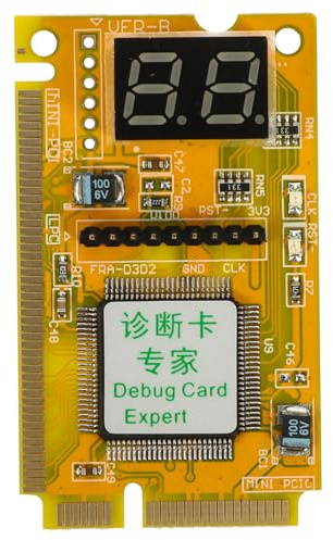 SEWACC Motherboard Testkarte für Laptop Undpc Stabile Universelle Diagnosekarte Einfach zu Bedienendes Motherboard Tester Werkzeug für Schnelle Mainboard Fehlererkennung
