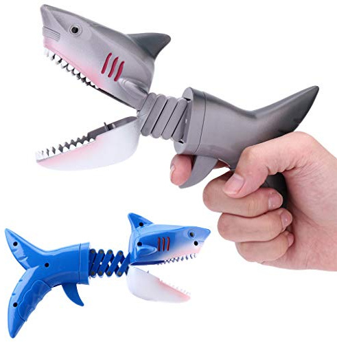 Generisch 2 Stück Dinosaurier-Tierfiguren, Handgreifer, Dinosaurier-Spielzeug, Greifer, Klauenspiel, Neuheit, Greifer für Jungen und Mädchen, Geburtstagsgeschenk