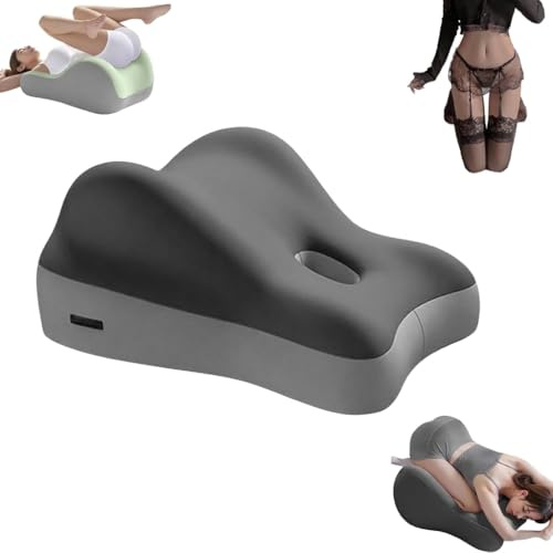 HoldOneLight Ergonomisches Keilkissen, Lendenstützkissen aus Memory-Schaum, multifunktionales Stützkissen für Rücken, Taille und Beine, wasserabweisendes Kissen für Entspannung (Mehrzweck-Grau)