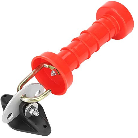 Marhynchus Plastic Gate Handle, Insulated Electric Fence Handles with 10 Insulators - HDPE and Stainless Steel, Perfect for Agricultural Fencing and Farm Use