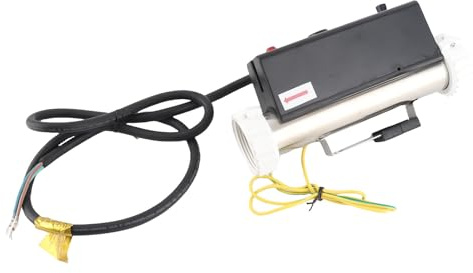 Pool Heater, Electric Hot Tub Heater with Temperature Control & High Temperature Guard Switch for Spa Bathtub & Swimming Pool Hardwired Submersible Water Thermostat (3KW)
