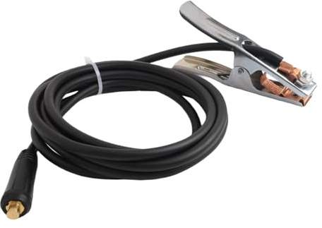 BildeeMait Welding Ground Clamp 300A Copper Earth Connector Plasma Cutter, 10mm2 Cable Lug, 5m