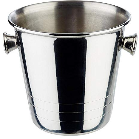 APS 36004 Edelstahl Eiskübel, Ø 13 x 13 cm 1 ltr.