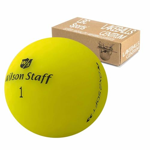 Wilson Staff Dx2 / Duo Soft Optix Golfbälle - AAAAA - PremiumSelection - Gelb - Mattes Finish - Lakeballs - gebrauchte Golfbälle