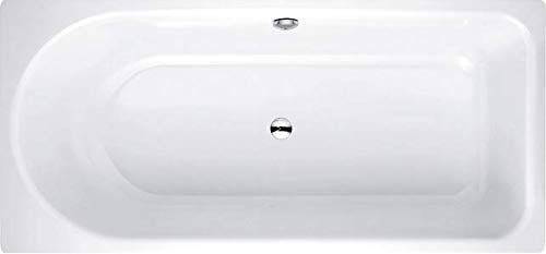 Bette Badewanne Ocean 170x75 cm, 8854, Überlauf hinten, Weiss, Farbe: Weiß mit BetteGlasur Plus - 8854-000Plus