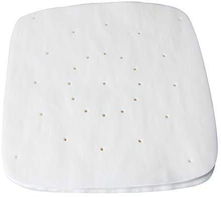 Lot de 100 doublures carrées en papier sulfurisé pour friteuse à air comprimé (27,9 x 27,9 cm) non blanchies, compatibles avec les friteuses à air XXXL (28,9 l/9,5 QT/10 QT ou plus grandes (blanc)