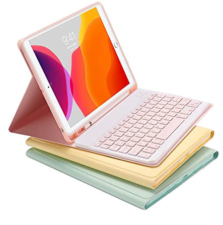 YEEHi Color Keyboard for Fire HD 10 and Fire HD 10 Plus Tablet (11th Generation 2021 Release) Keyboard Case Cute Detachable Removable Wireless Bluetooth Keyboard Cover (Purple)