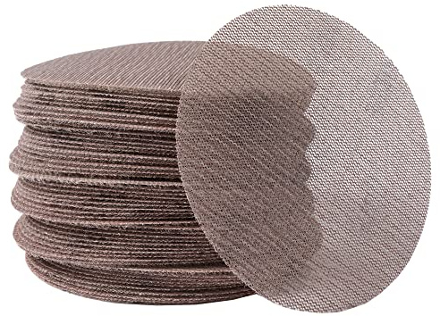 UPWOOD Schleifgitter 125mm Klett Körnung 240, 50 Stück | Staubfreies Schleifen, Für Karosserie, Holz, Metall, Kunststoff, Lack, Passt an alle 125 mm Schleifmaschinen