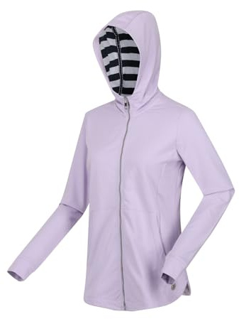 Regatta Sudadera con Capucha Bayla Forro Polar, Lila Pastel, 46 para Mujer