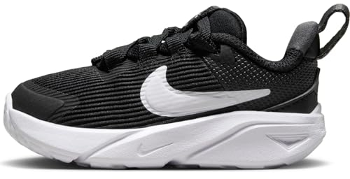 NIKE Star Runner 4 Nn (TD), Sneaker, Black White Anthracite, 27 EU
