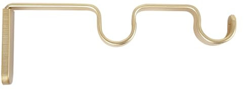 Mardom Gardinenstange Halterung 19mm - Doppel-Gardinenstangenhalter Wandhalterung - Halter zur Gardinenstange mit dem Easy-System - Farbe Goldene