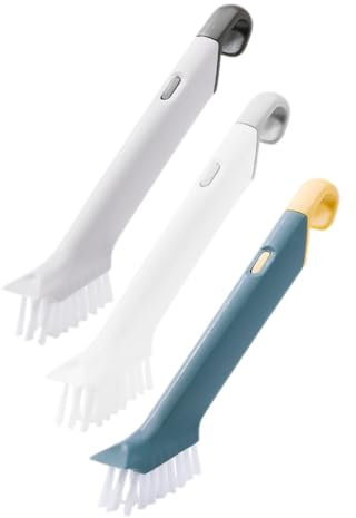 BEBEMOKO 3pcs Dirt Busters Stove Cleaner Wire Brush Oven Grill and Fryer Cleaner Dish Scrubber