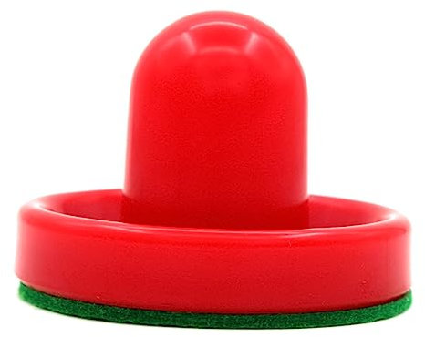 TOGEVAL 2stücke Ersatz Airhockey-schläger Pucks Und Slidern Kompatibel Für Spieltische Als Ersatz Für Alte Oder Verlorene Komponenten Inklusive Rotfarbener Komponenten
