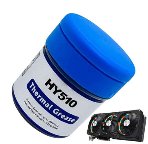 Pâte thermique haute performance pour processeur | Pâte thermique à haute conductivité thermique pour le refroidissement de carte graphique. Pâte de conductivité thermique. Pâte de silice. Pâte