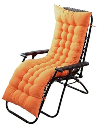 Dickeres weiches Bankkissen für Esszimmer, Terrasse, Zuhause, Büro, Garten, Sofa, lange Stuhlauflage für den Innen- und Außenbereich, Orange, 40 x 110 cm