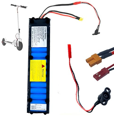 SNHMFUH 36V Batería Universal para Patinete Eléctrico 7.8AH 8.7AH 9AH 10.5AH Batería de Litio para Scooter eléctrico con 20A BMS 10S3P Grado A Batería para 200W - 500W M365 Scooter Motor,7.8ah