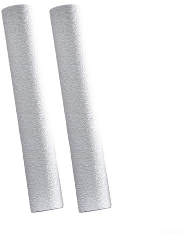 Floweringbeter 2 adhesivos de pared fáciles de limpiar para zonas húmedas, 50 x 280 cm, construcción de espuma suave (blanco)