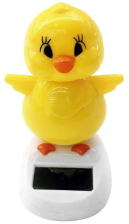 Oscillazione Da Ballo Solare Per Finestre - Auto A Rilascio Solare Figura Piccole Anatre E Lepre | Figure Di Testa Con Solare | Giocattoli Da Ballo A Punta Solare Ornamenti Dei Cartoni Animati |