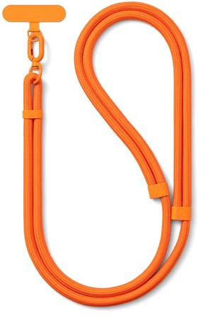 MORSUNBELA Handykette Universal Handyband zum Umhängen Handy Lanyard | 40 bis 80 cm verstellbar, mit Patch, abnehmbar und kompatibel mit den meisten Handyhüllen für Alltag, Reisen und Outdoor