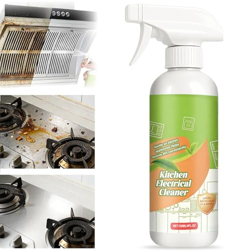 Multifunktionaler Kraftreiniger für die Küche, Küchenreiniger Spray Fettlöser zum Entfernen von Fett und Verkrustungen, Küchenfronten Reinigungsmittel