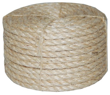 T.W. Evans Cordage Co. 22-410 3/8 inch by 100' Twisted Sisal Rope