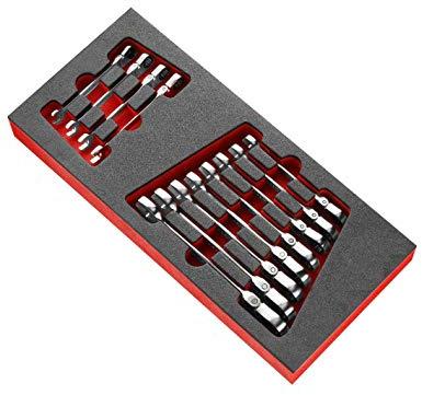 FACOM MODM.467BFJ12 Module 12 Combination Spanner with Ratchet Ultra Grip, Multi-Coloured