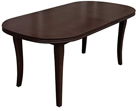 Mirjan24 Esszimmertisch S02, Praktischer Auszugstisch, Esstisch, Farbauswahl, Tisch für Esszimmer, Küchentisch, Ausziehtisch (Nuss, 90x160x200 cm)
