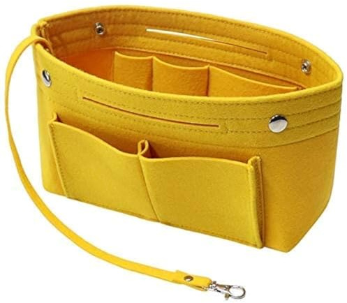 Soyizom Filz Handtasche Organizer Bag in Bag,Innentaschen für Handtaschen Organizer mit Schlüsselkette für Speedy Neverfull,8 Farben