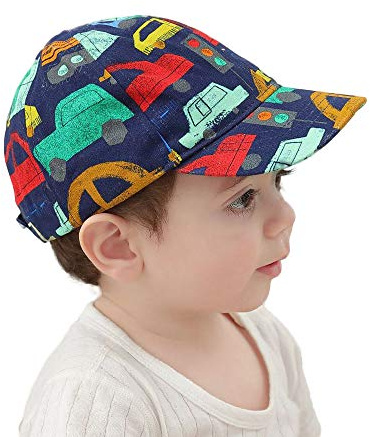 Gifts Treat Pojkkeps, barns sommar solhatt med färgtryck