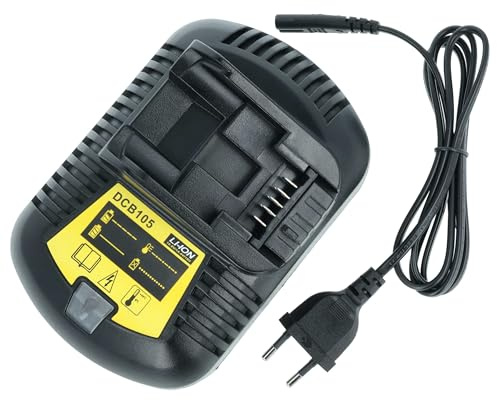 vhbw caricabatterie compatibile con Dewalt DCD791NT, DCD791NT-XJ, DCD785L2, DCD785C2, DCD790D2, DCD791, DCD790, DCD785 batterie Li-Ion di attrezzi