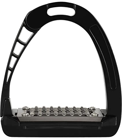 Acavallo - Sicherheits-Steigbügel Arena Alupro Junior, Farbe Black