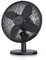 Brandson - Tischventilator Design Retro - Ventilator mit 3 Geschwindigkeitsstufen - mobiler Lüfter - Oszillation 80°, Neigungswinkel ca. 40° - Robustes Voll-Metallgehäuse - Blackline