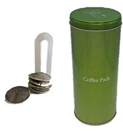 wak Vorratsdose für Kaffeepads Senseo, Schutz vor Fingerabdrücken