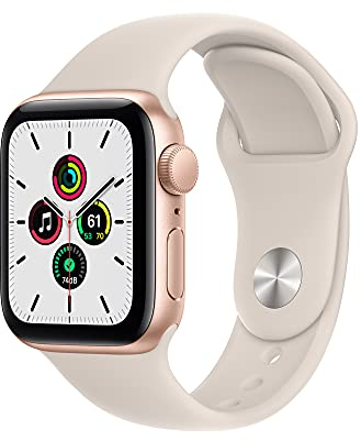 Apple Watch SE GPS 40mm Gold Alu Starlight Sport (MKQ03FD/A)