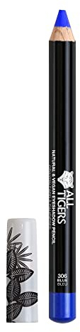 ALL TIGERS - Vegan Lidschatten - hochpigmentiert - Natürliche Inhaltsstoffe - Always look up 306 Blauton - 3 in 1 Eyeshadow Pen - Langanhaltender Halt - Cruelty-free