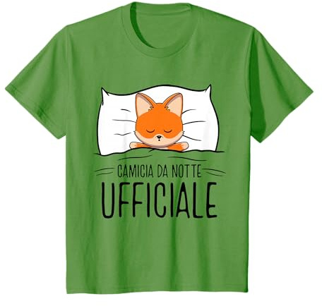 Volpe Camicia Da Notte Dormire Pigiama Maglietta