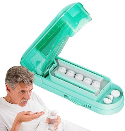 Cortador De Tabletas, Divisor De Pastillas, Cortador De Pastillas Preciso De Acero Inoxidable, Divisor De Cortador De Pastillas Liviano, Trituradoras Y Divisores De Pastillas, Triturador De Pastillas