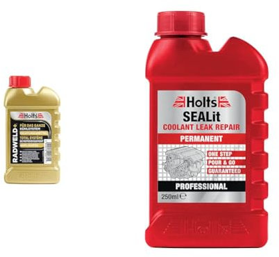 Holts 1831469 Radweld Plus New Formula 250ml & Sealit Leak Repair 250ml
