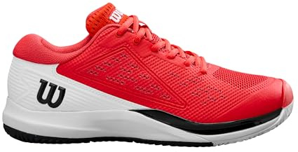 Wilson Herren Rush PRO ACE Tennisschuh, Infrared/White/Black, 42 2/3 EU