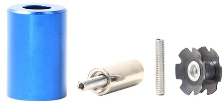 Saycker Fahrradgabel-Sternmutter-Einstellgerät, MTB-Sternmutter-Werkzeug mit 1 Sternmutter und 1 Ersatz-Positionierungsschraube, Fahrradgabel-Installateur Headset-Treiber DIY Sternmutter Reparatur