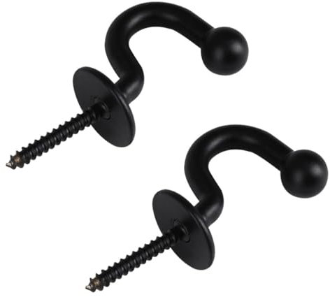 Yardenfun 2stücke Teiliges Vorhang-Raffhalter Aus Zinklegierung Dekorative Wandhaken Im Europäischen Stil Multifunktional Als Vorhang Mantelhaken Robust Und Formstabil Für Wohnzimmer Und Sch