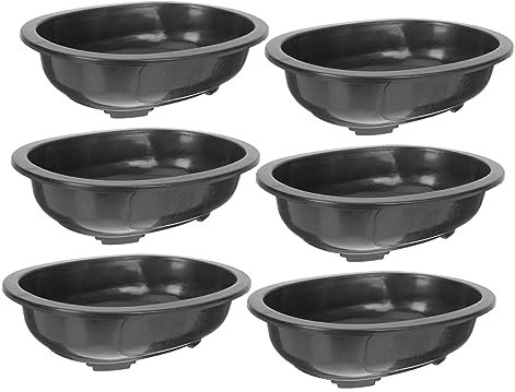 Happyyami 6 Stück Blumentöpfe Für Den Außenbereich Dekorative Bonsai-töpfe Kunststoff-blumentöpfe Für Pflanzen Und Lagerung